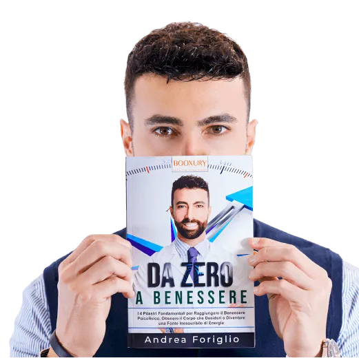 Andrea Foriglio con il libro «Da Zero a Benessere»